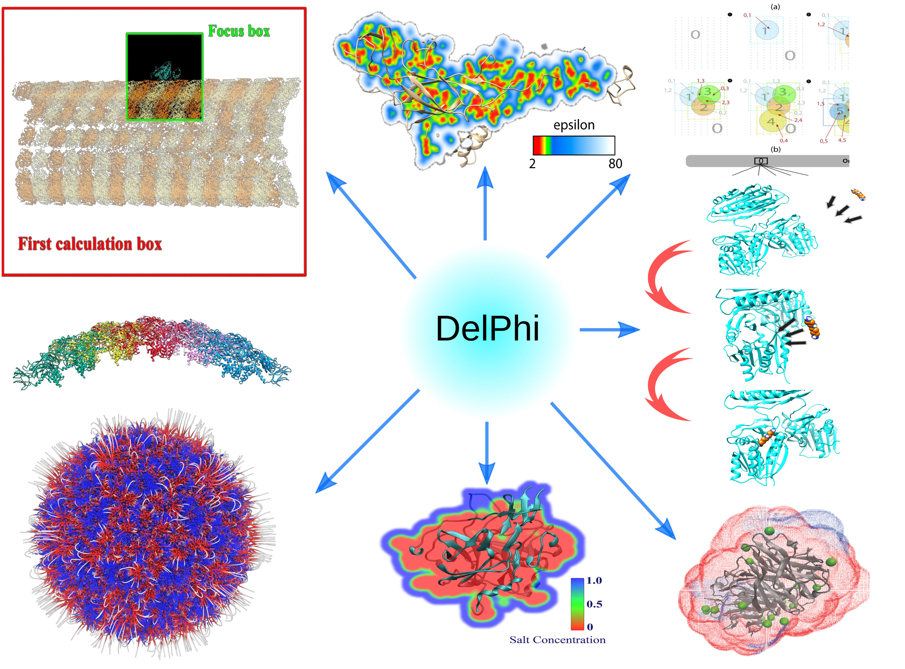 A diagram of what DelPhi can do